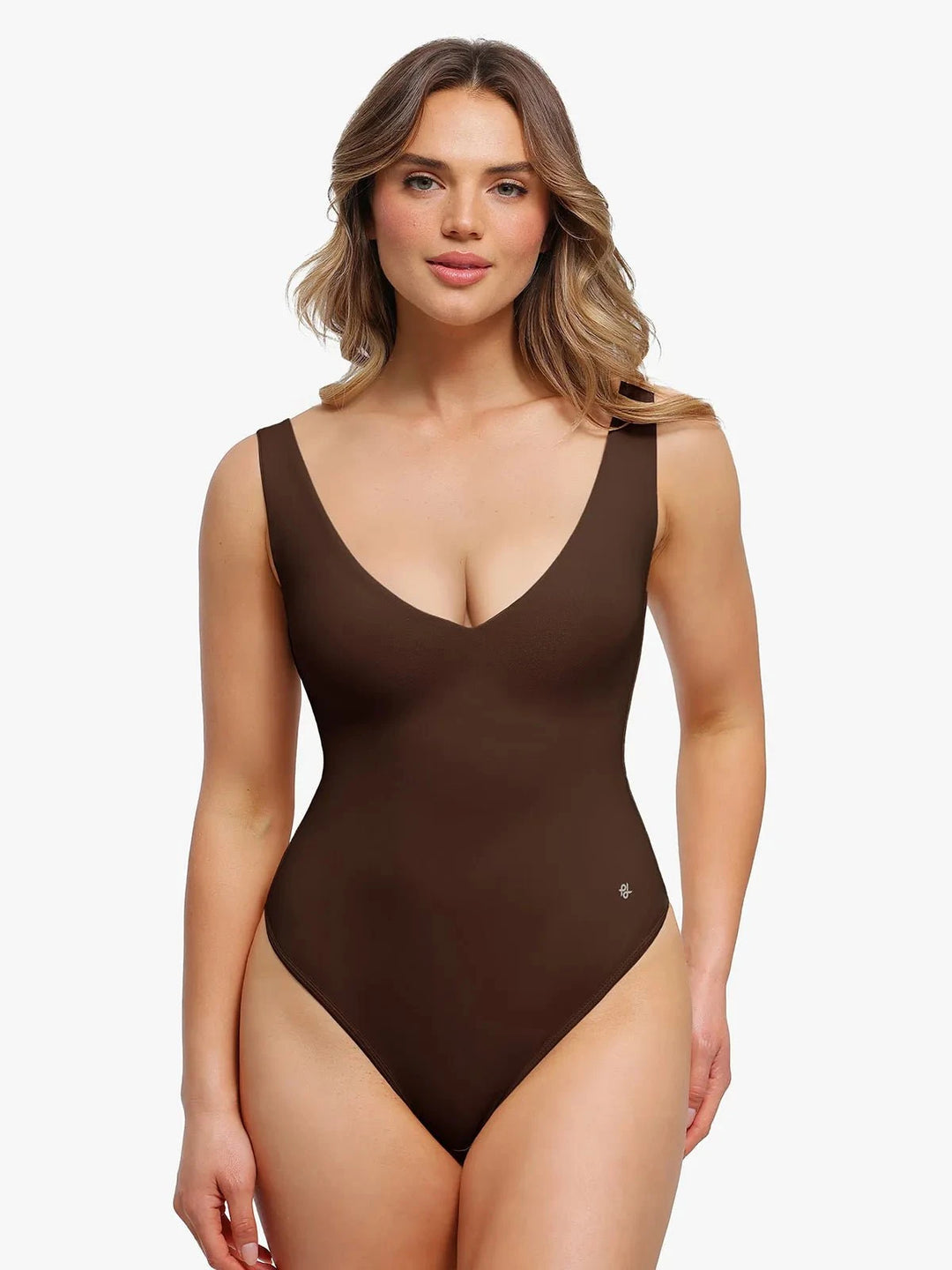 Popilush® Brown / S Elastic Cloud-Touch All-in-One Shaping Bodysuit