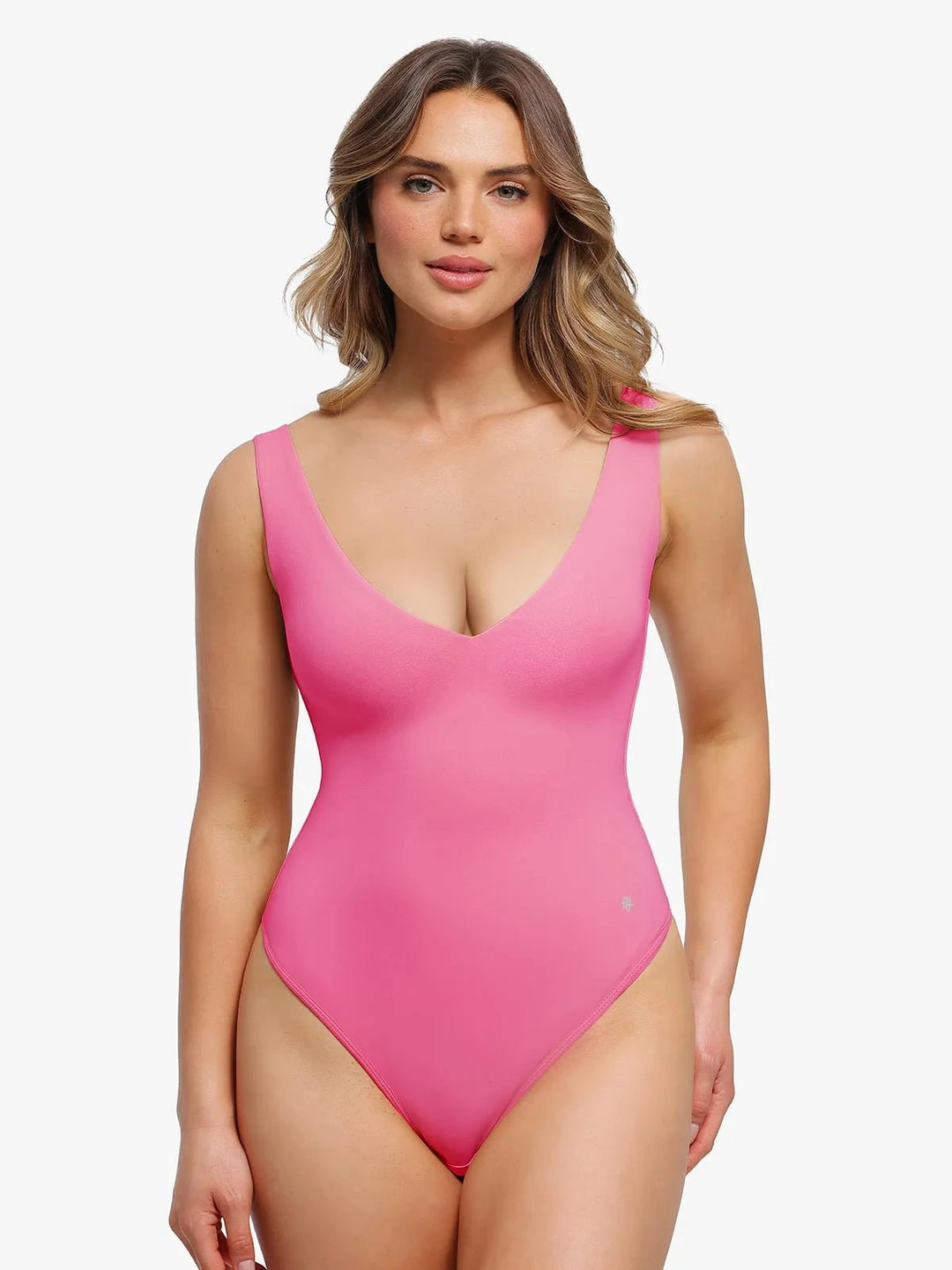 Popilush® Pink / S Elastic Cloud-Touch All-in-One Shaping Bodysuit