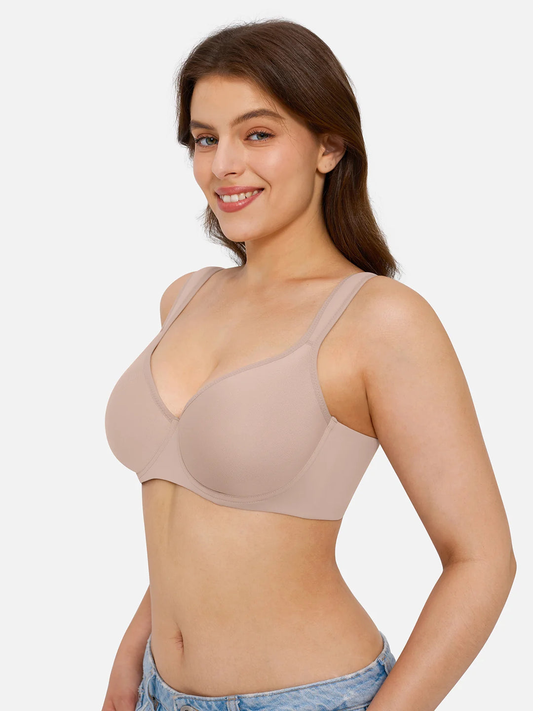 Popilush® Full Figure Beauty Back Smoothing Minimizer Bra