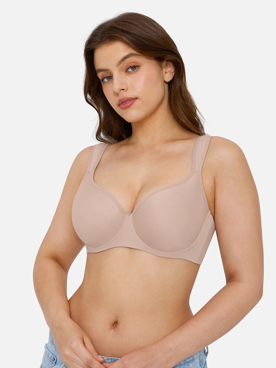 Popilush® Full Figure Beauty Back Smoothing Minimizer Bra