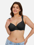 Popilush® Black / 36C Full Figure Beauty Back Smoothing Minimizer Bra