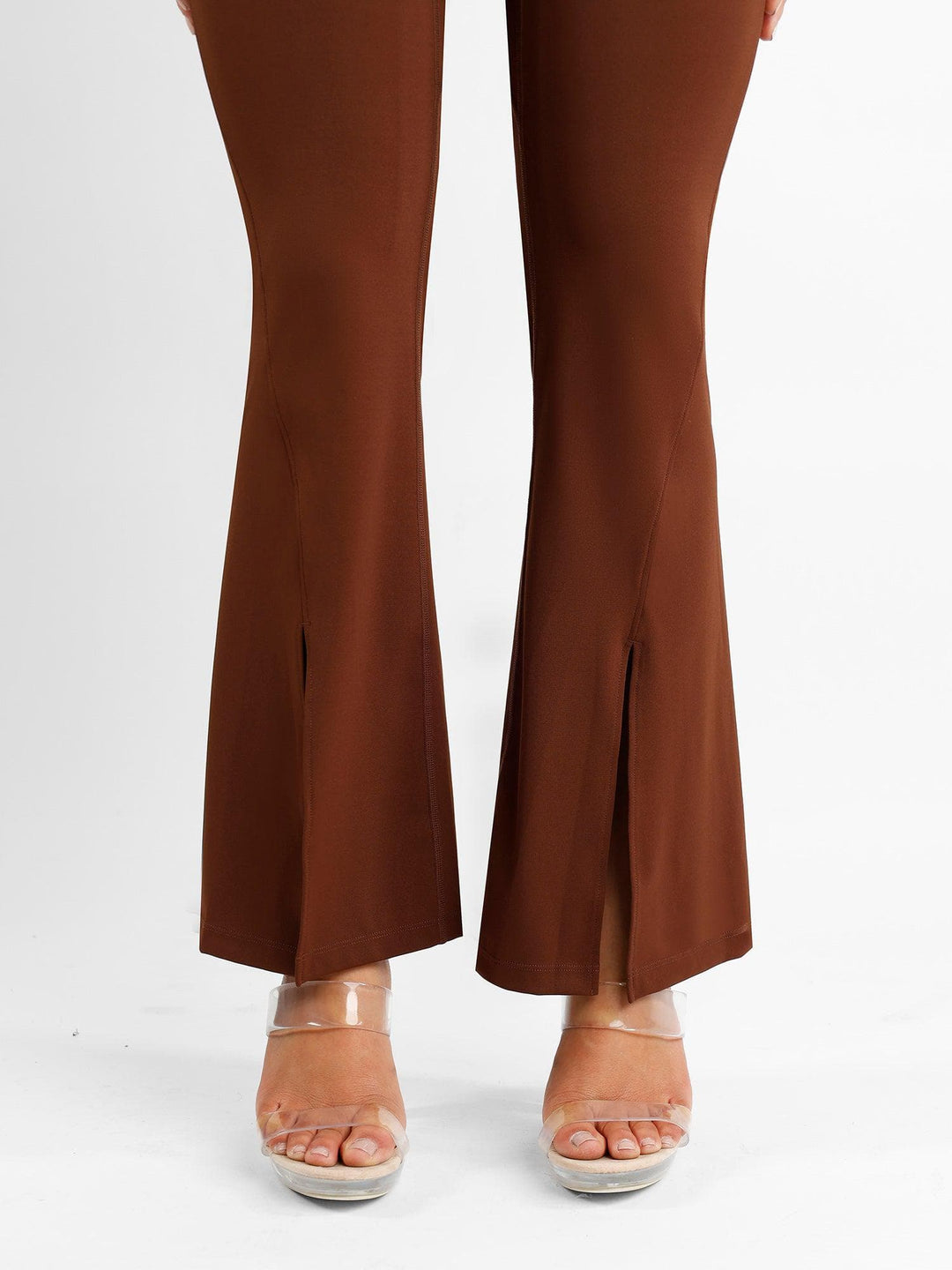 High-Rise Tummy Control Split-Hem Flare Pants | Shapewear High-Rise Tummy Control Split-Hem Flare Pants | Shapewear