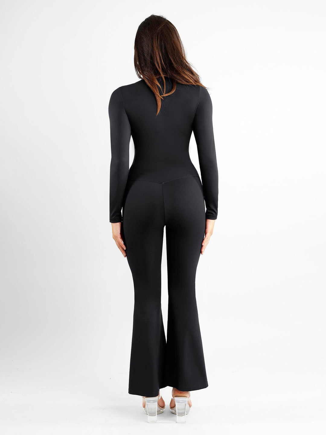 High-Rise Tummy Control Split-Hem Flare Pants | Shapewear High-Rise Tummy Control Split-Hem Flare Pants | Shapewear