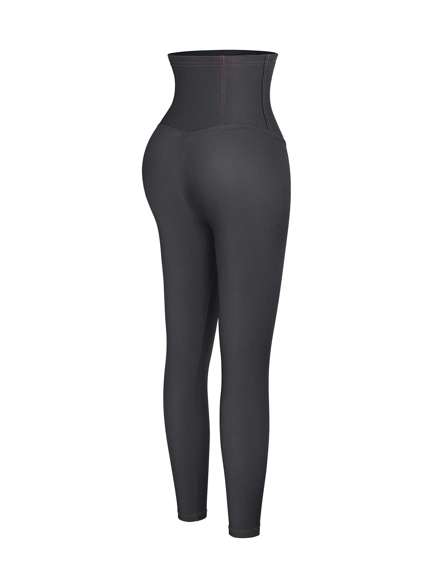 thumbnail image 2 of Zenana Women's High Waist Seamless Leggings – Tummy Control, Diamond Shape Band, Capri Style (Size L) 2 of 6