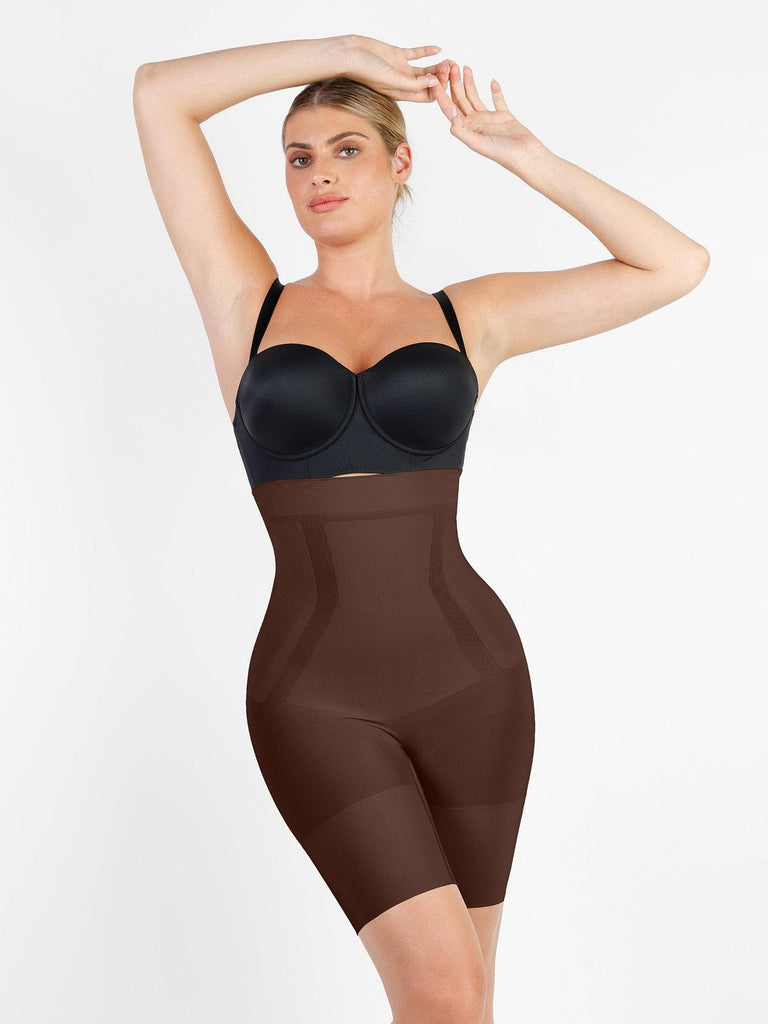 Popilush® Brown / XS/S Hourglass Booty Lift Shaping Shorts