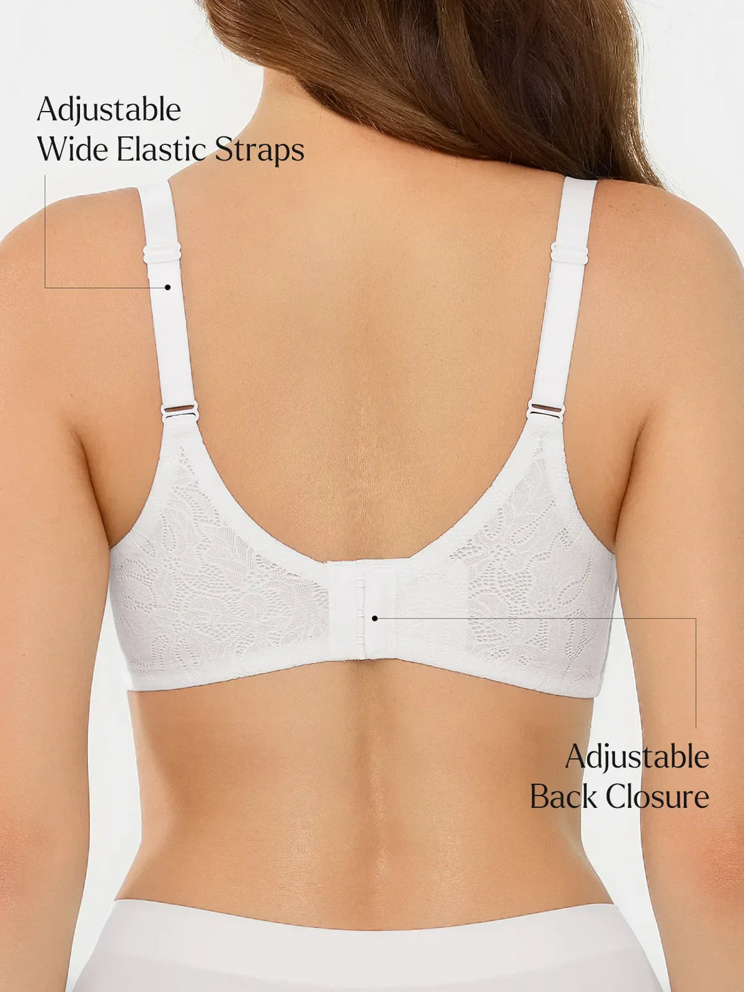 Popilush® Lace Full Coverage Comfort Sculpting Bra