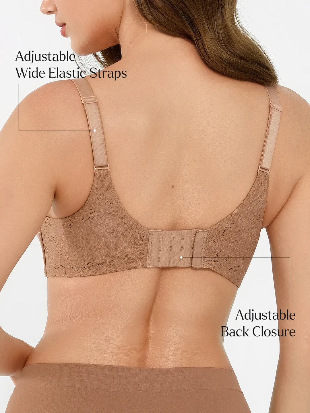 Popilush® Lace Full Coverage Comfort Sculpting Bra