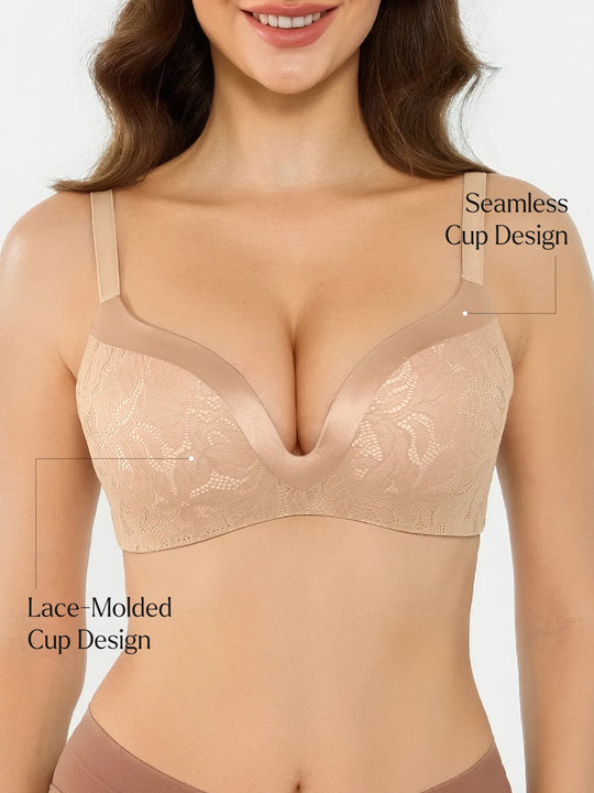 Popilush® Lace Full Coverage Comfort Sculpting Bra