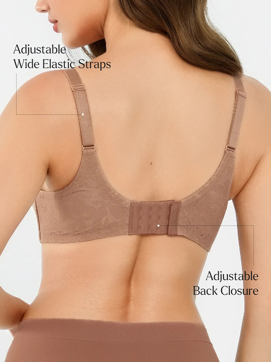 Popilush® Lace Full Coverage Comfort Sculpting Bra