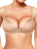 Popilush® Lace Full Coverage Comfort Sculpting Plunge Bra