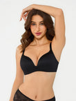 Popilush® Black / XS Lace Full Coverage Comfort Sculpting Plunge Bra