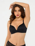 Popilush® Black / XS Lace Full Coverage Comfort Sculpting Plunge Bra