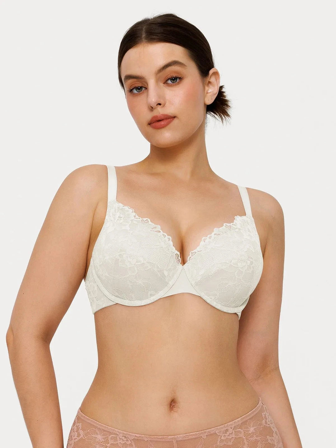 Popilush® Lace Full-Cup Underwire Comfort Support Bra