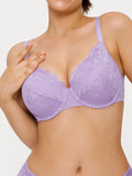 Popilush® Lace Full-Cup Underwire Comfort Support Bra