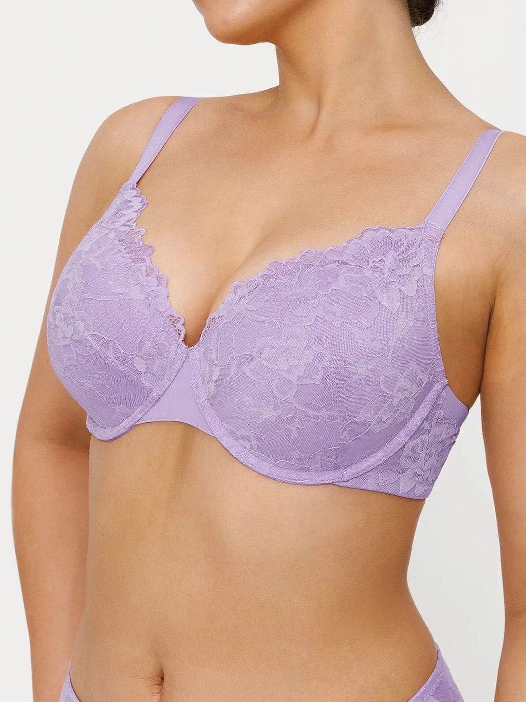 Popilush® Lace Full-Cup Underwire Comfort Support Bra
