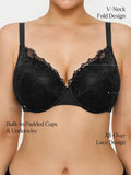 Popilush® Lace Full-Cup Underwire Comfort Support Bra