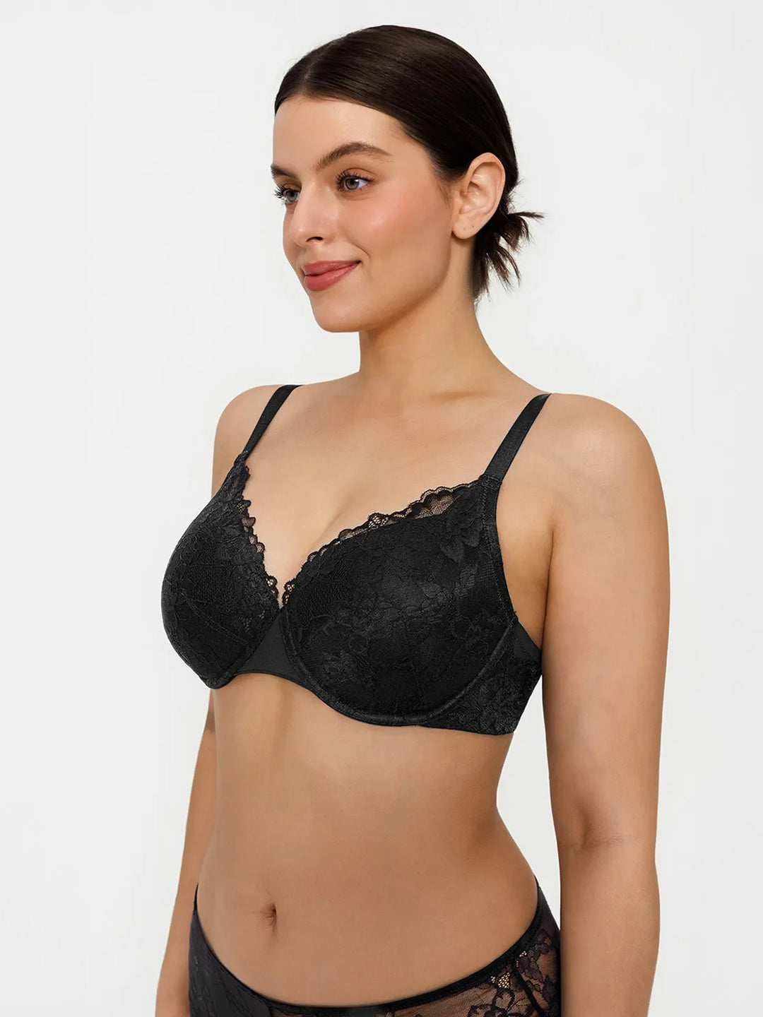 Popilush® Lace Full-Cup Underwire Comfort Support Bra