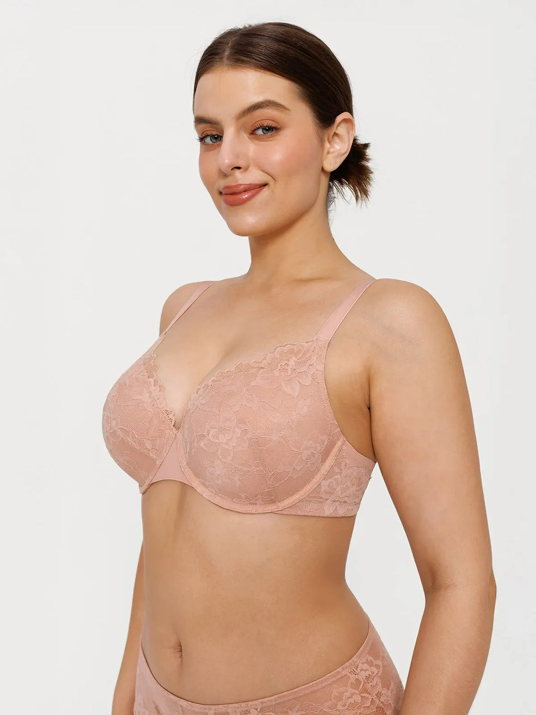 Popilush® Lace Full-Cup Underwire Comfort Support Bra