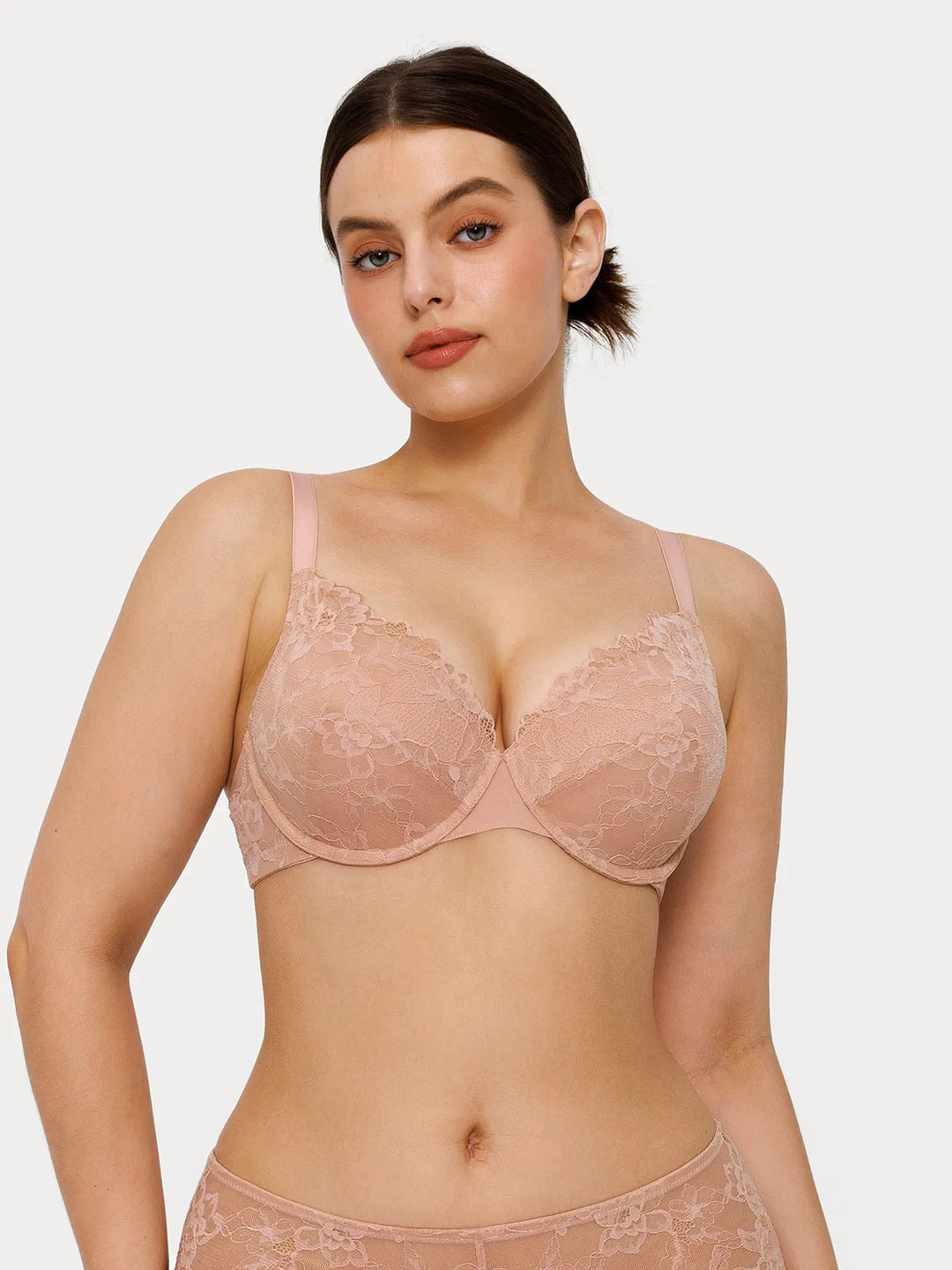 Popilush® Lace Full-Cup Underwire Comfort Support Bra