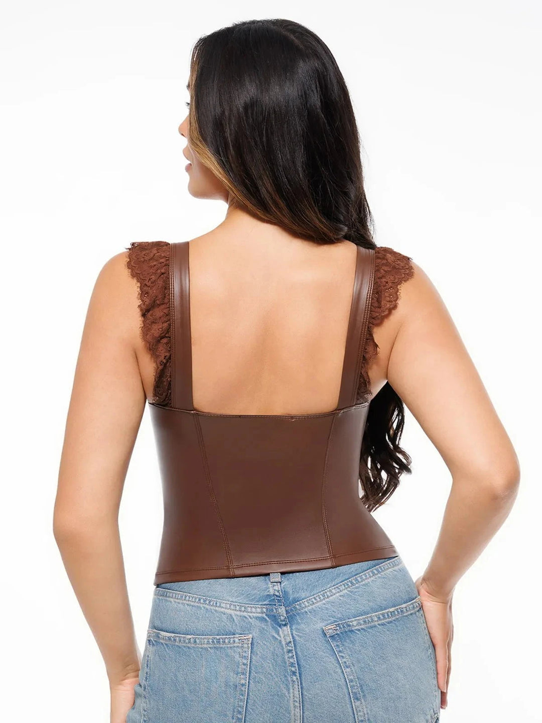 Popilush® Lace Trim Sculpting Camisole Top