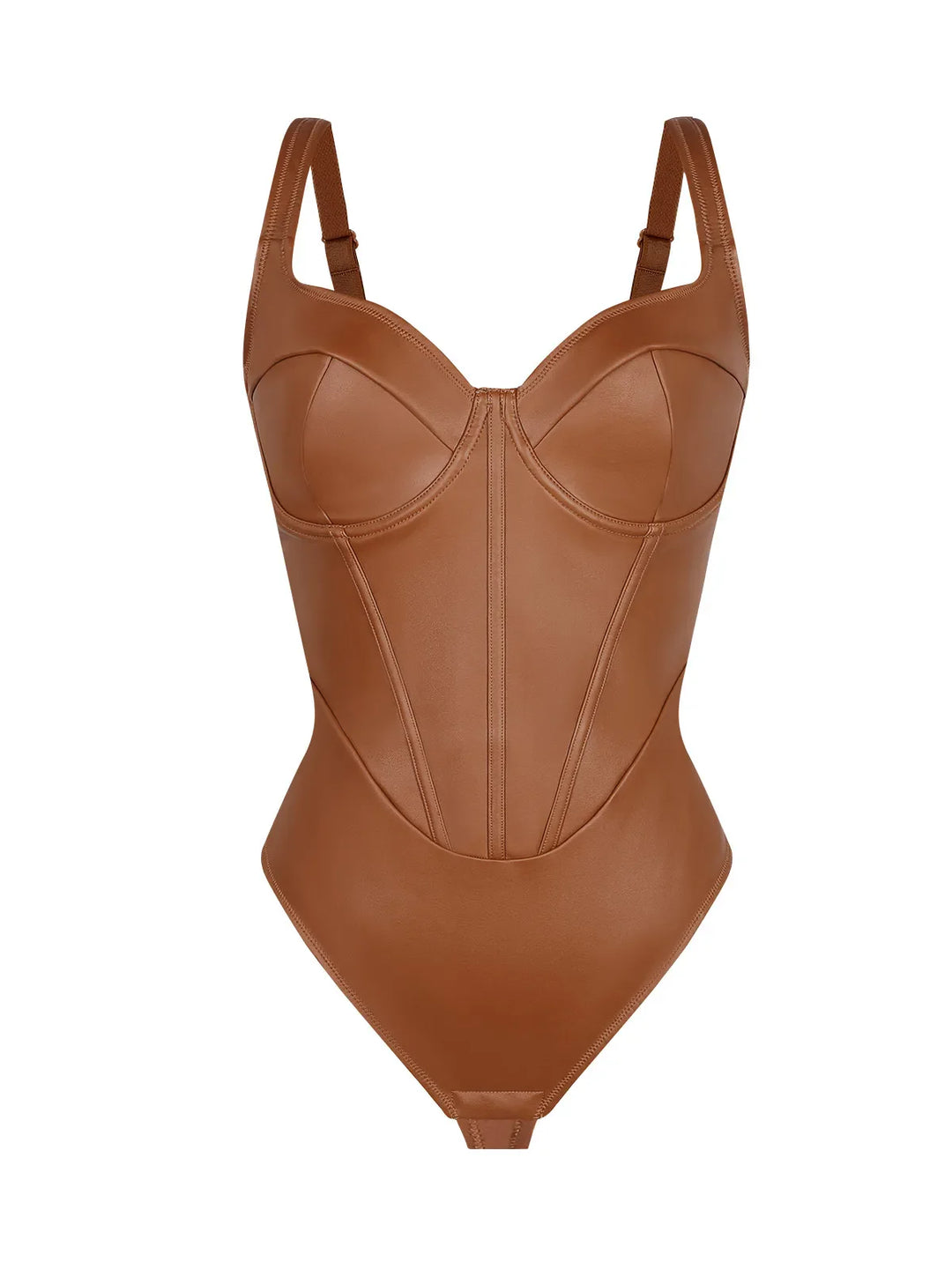 Popilush® Bodysuit / Brown Last Chance in Size 3XL