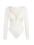 Popilush® Bodysuit / White Last Chance in Size L