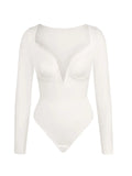 Popilush® Bodysuit / White Last Chance in Size L