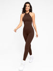 Popilush® Jumpsuit / Brown Last Chance in Size L