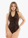 Popilush® Bodysuit / Leopard Last Chance in Size S
