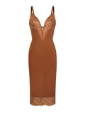 Popilush® Dress / Brown Last Chance in Size S