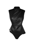 Popilush® Bodysuit / Black Last Chance in Size XL