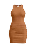 Popilush® Dress / Brown Last Chance in Size XL