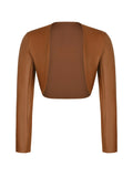 Popilush® Top / Brown Last Chance in Size XXL