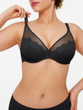 Popilush® Lightweight Underwire Minimizer Lace Mesh Bra