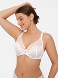 Popilush® Lightweight Underwire Minimizer Lace Mesh Bra