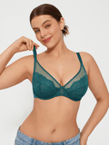 Popilush® Lightweight Underwire Minimizer Lace Mesh Bra