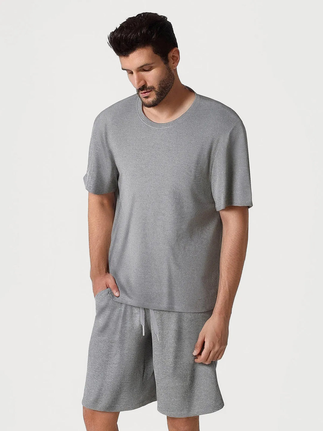 Popilush® Grey / S Men’s Modal Everyday Lounge Set