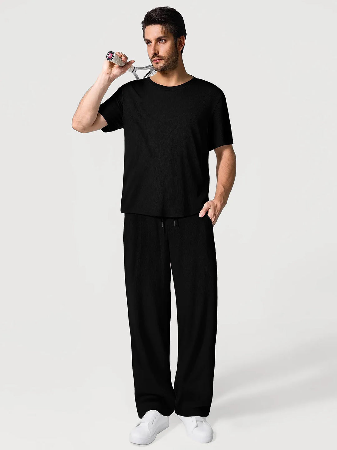 Popilush® Men’s Modal Full-Length Lounge Set