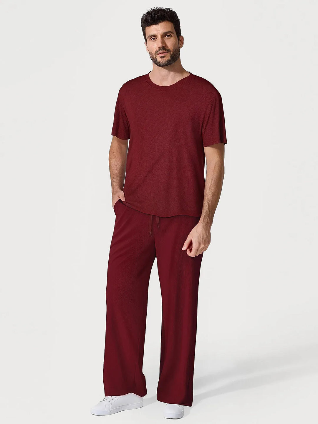 Popilush® Men’s Modal Full-Length Lounge Set