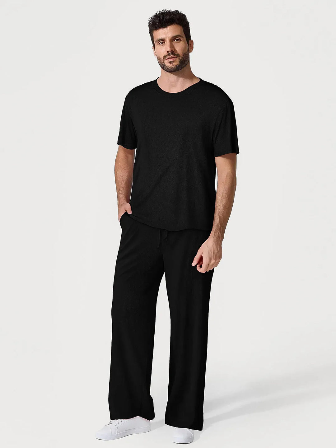 Popilush® Men’s Modal Full-Length Lounge Set