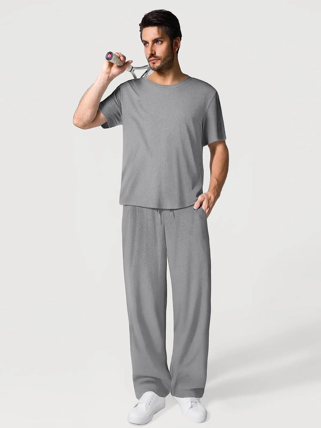 Popilush® Men’s Modal Full-Length Lounge Set