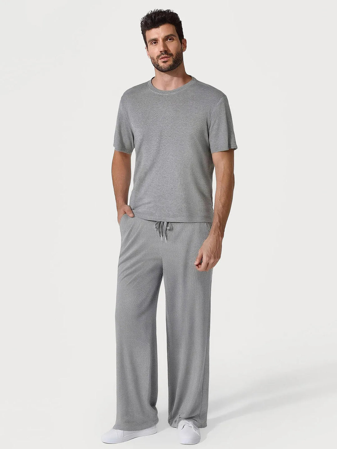 Popilush® Men’s Modal Full-Length Lounge Set