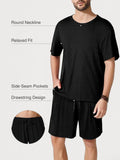 Popilush® Men's Modal Short PJ Set