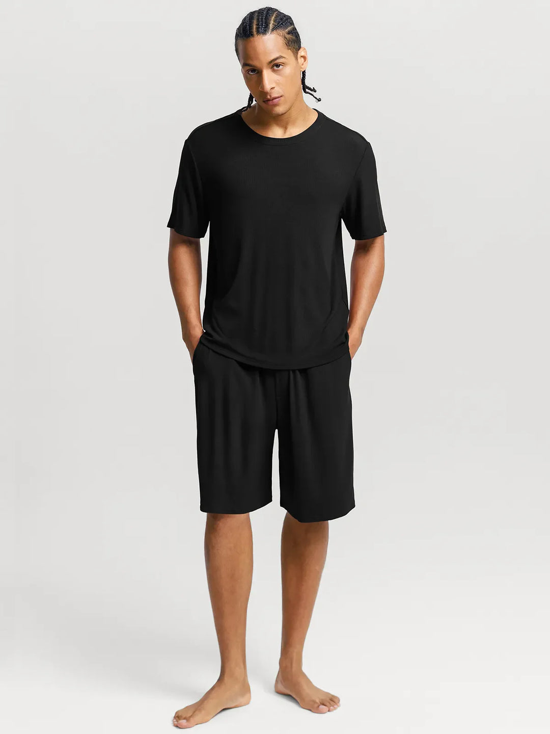 Popilush® Men's Modal Short PJ Set