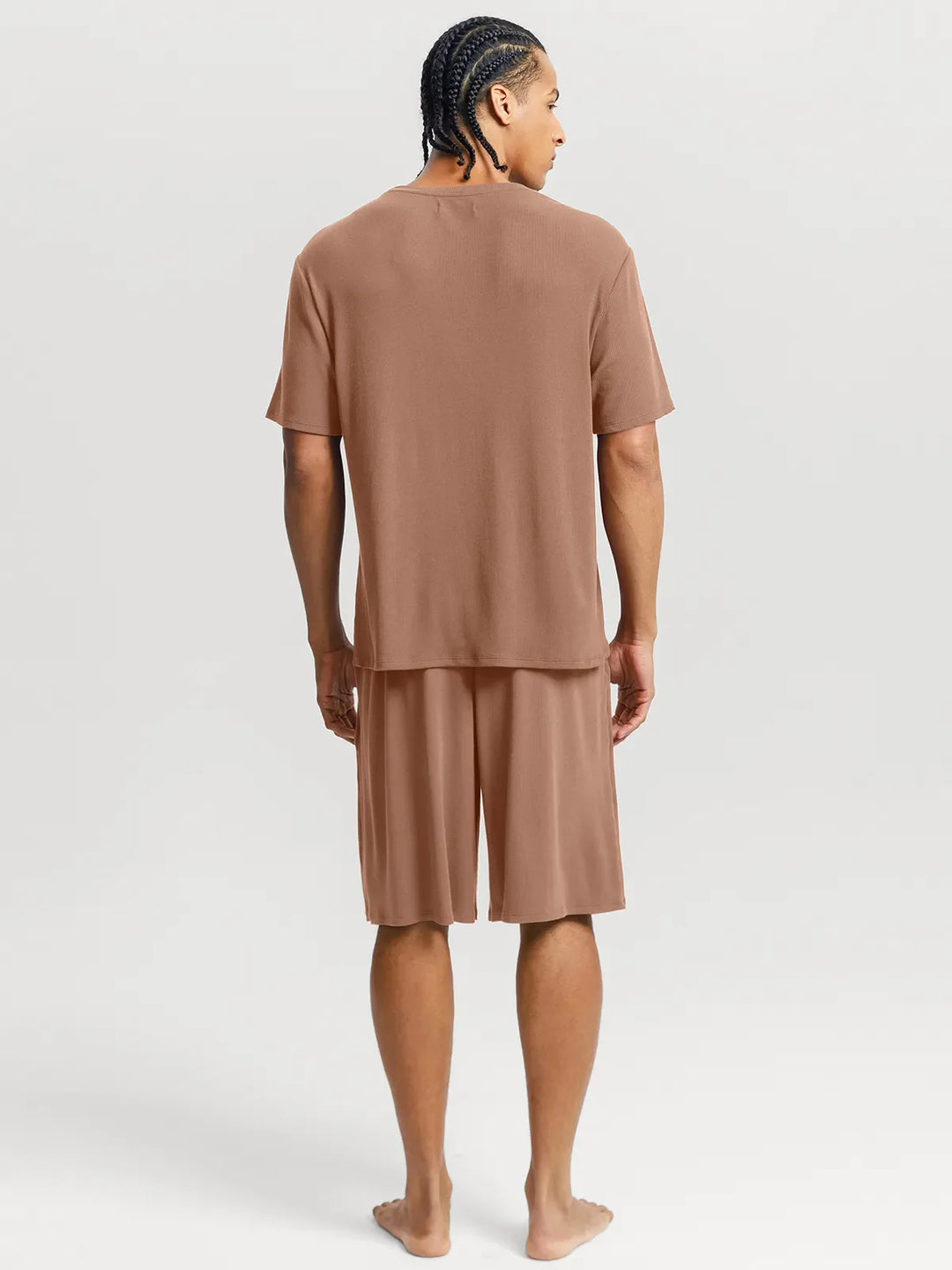 Popilush® Men's Modal Short PJ Set