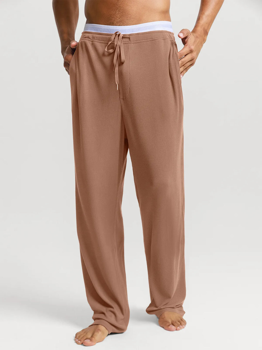 Popilush® Men's Modal Short Sleeve & Pant PJ Set