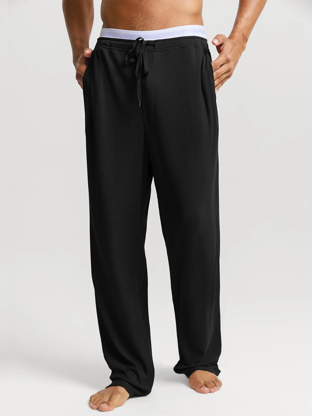 Popilush® Men's Modal Short Sleeve & Pant PJ Set