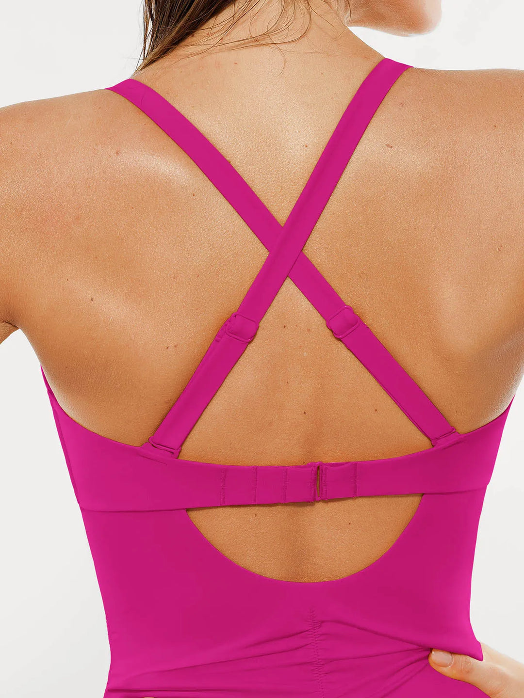 Popilush® Mesh Inset Tie-Side Sculpting One-Piece Swimsuit