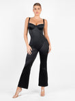 Popilush® Metallic Shiny Shapewear Jumpsuit, flattering fit and versatile comfort.