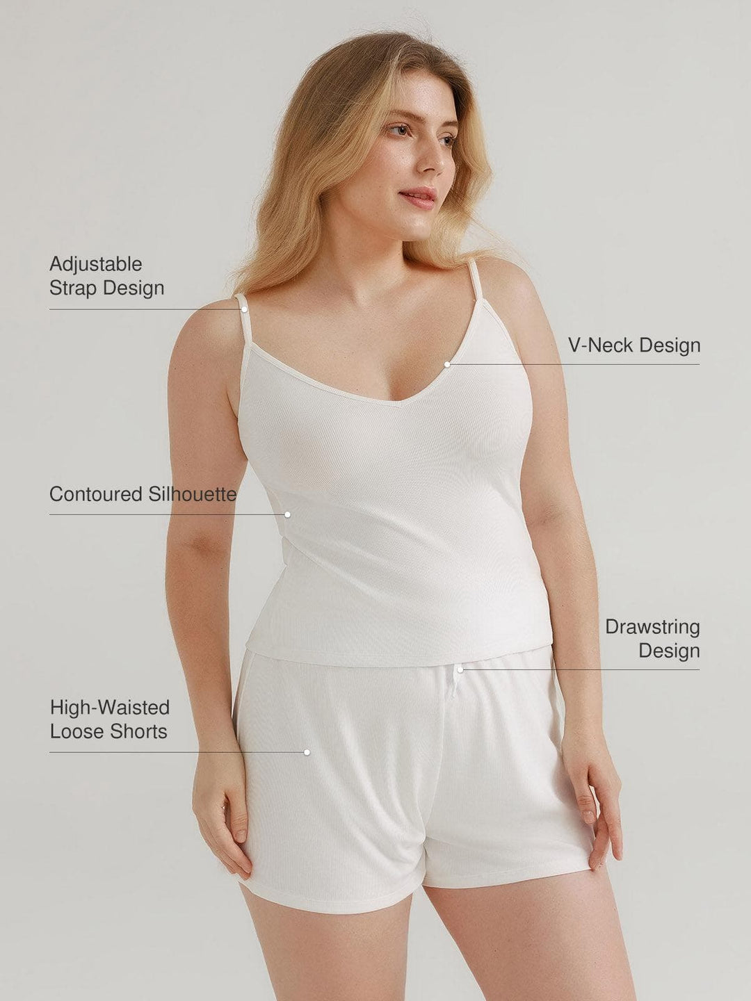 Popilush® Modal Cami & Short Pajama Set